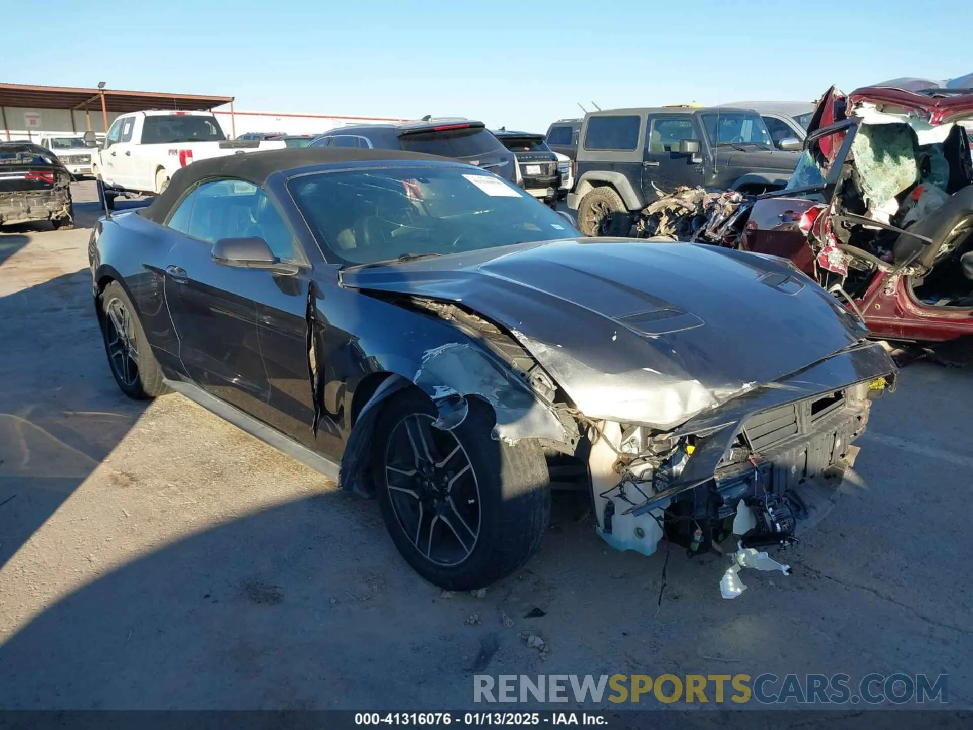 14 fotografías del automóvil dañado 1FATP8UH4K5171921 FORD MUSTANG 2019