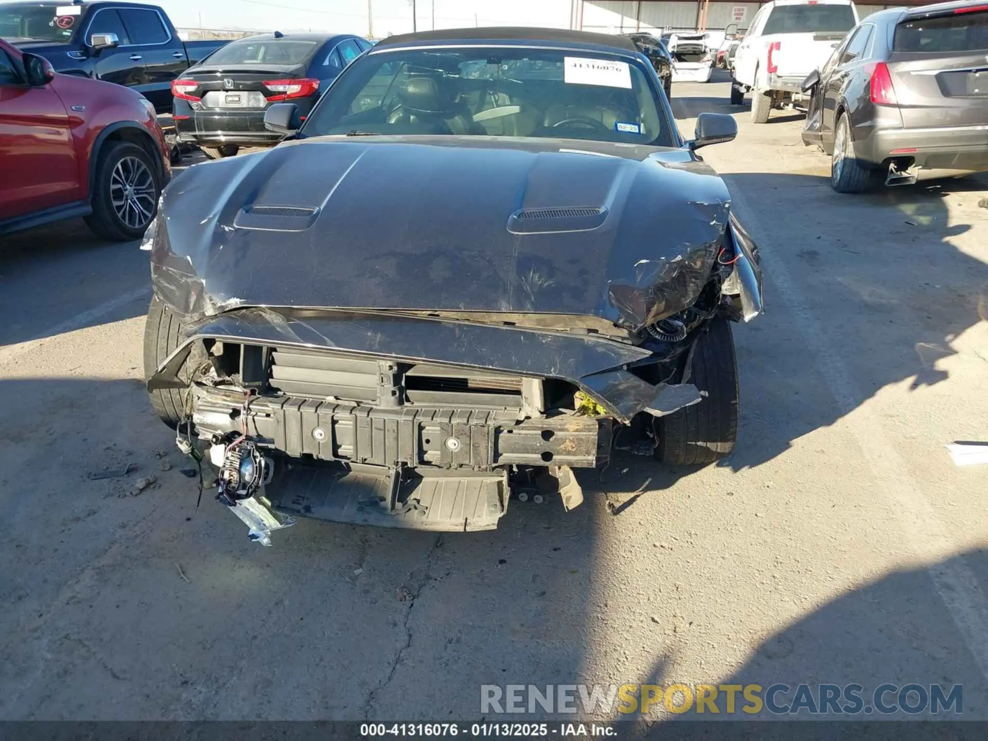 6 fotografías del automóvil dañado 1FATP8UH4K5171921 FORD MUSTANG 2019