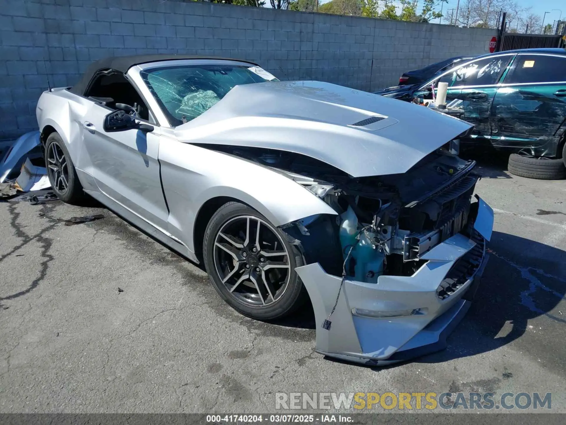 1 fotografías del automóvil dañado 1FATP8UH9K5193087 FORD MUSTANG 2019