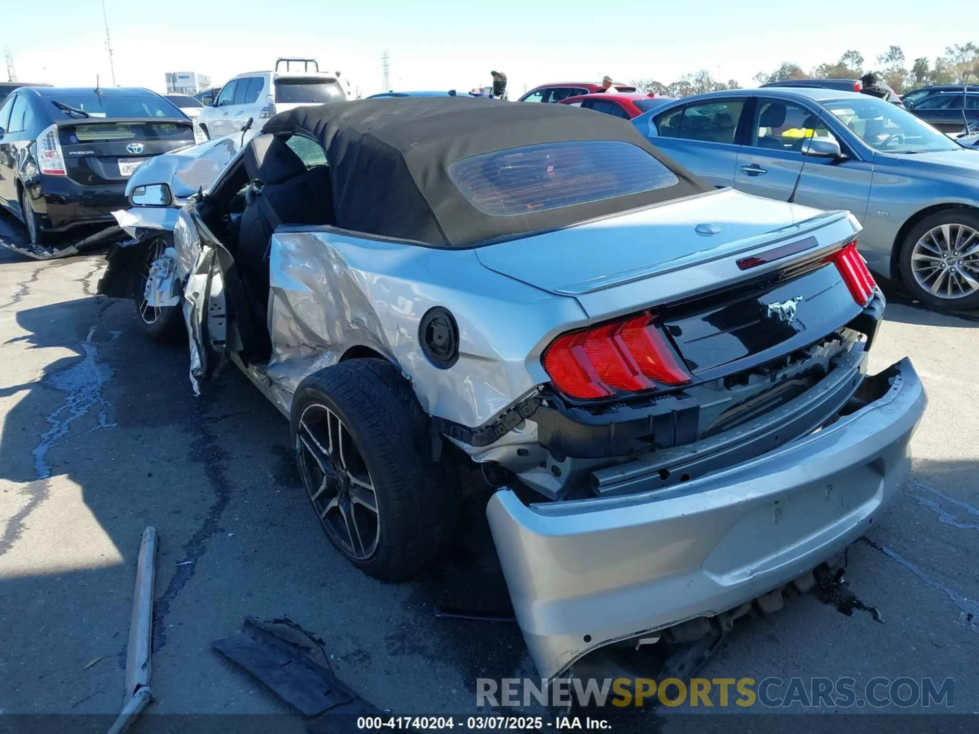 3 fotografías del automóvil dañado 1FATP8UH9K5193087 FORD MUSTANG 2019