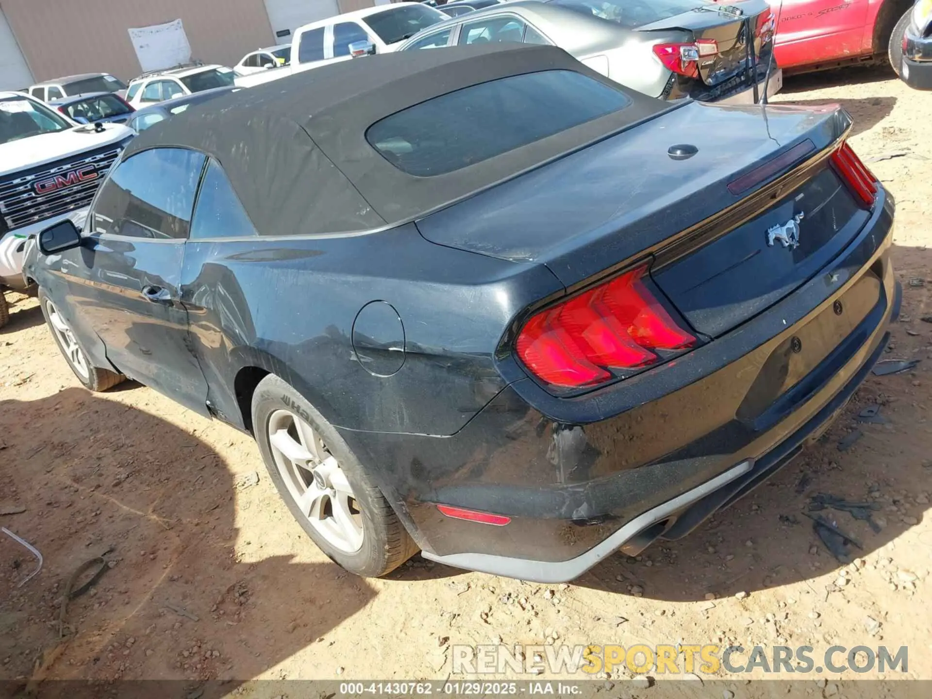 3 fotografías del automóvil dañado 1FATP8UH9K5193803 FORD MUSTANG 2019