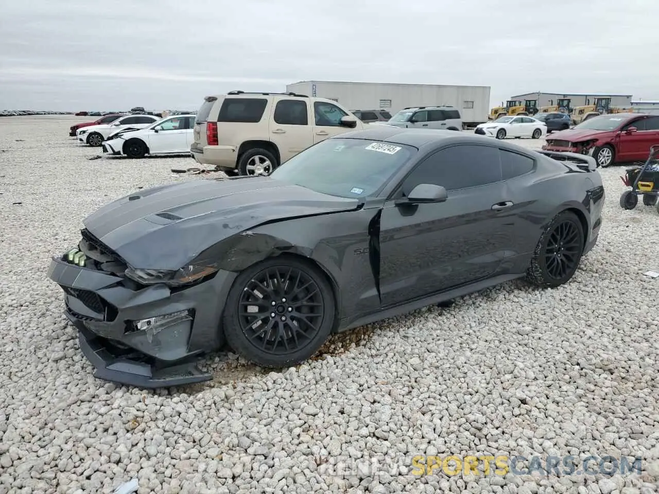 1 fotografías del automóvil dañado 1FA6P8CF0L5100813 FORD MUSTANG 2020
