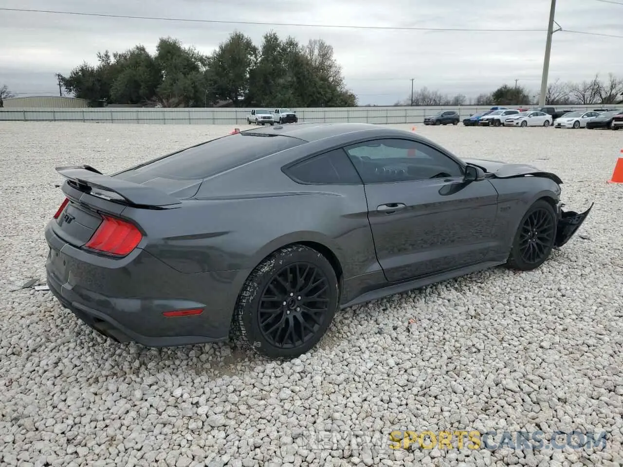 3 fotografías del automóvil dañado 1FA6P8CF0L5100813 FORD MUSTANG 2020