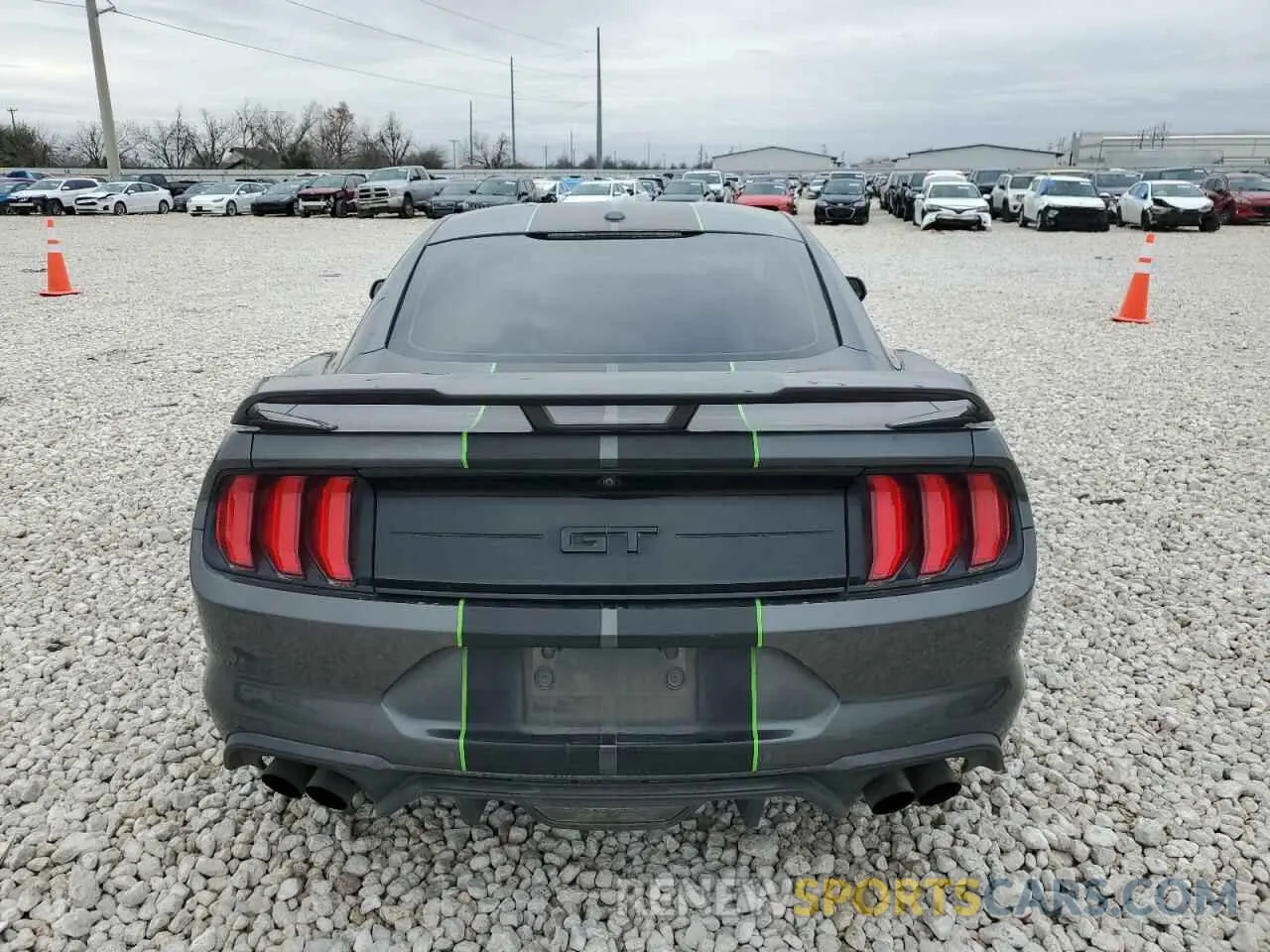 6 fotografías del automóvil dañado 1FA6P8CF0L5100813 FORD MUSTANG 2020