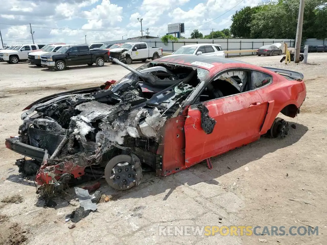 1 fotografías del automóvil dañado 1FA6P8CF0L5119426 FORD MUSTANG 2020