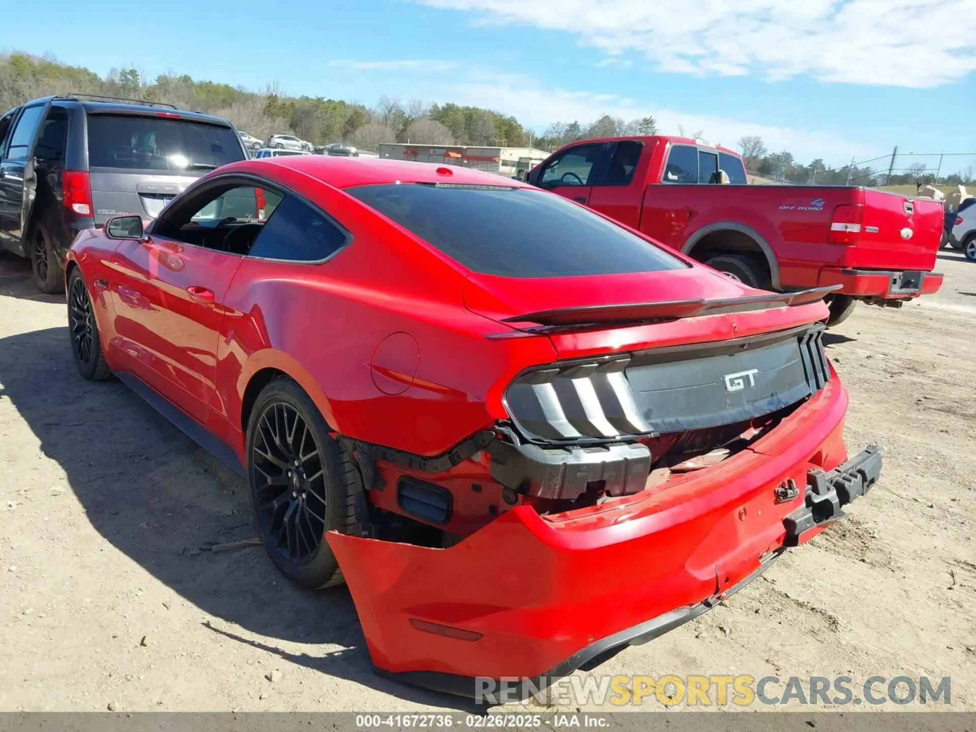 3 fotografías del automóvil dañado 1FA6P8CF0L5126778 FORD MUSTANG 2020