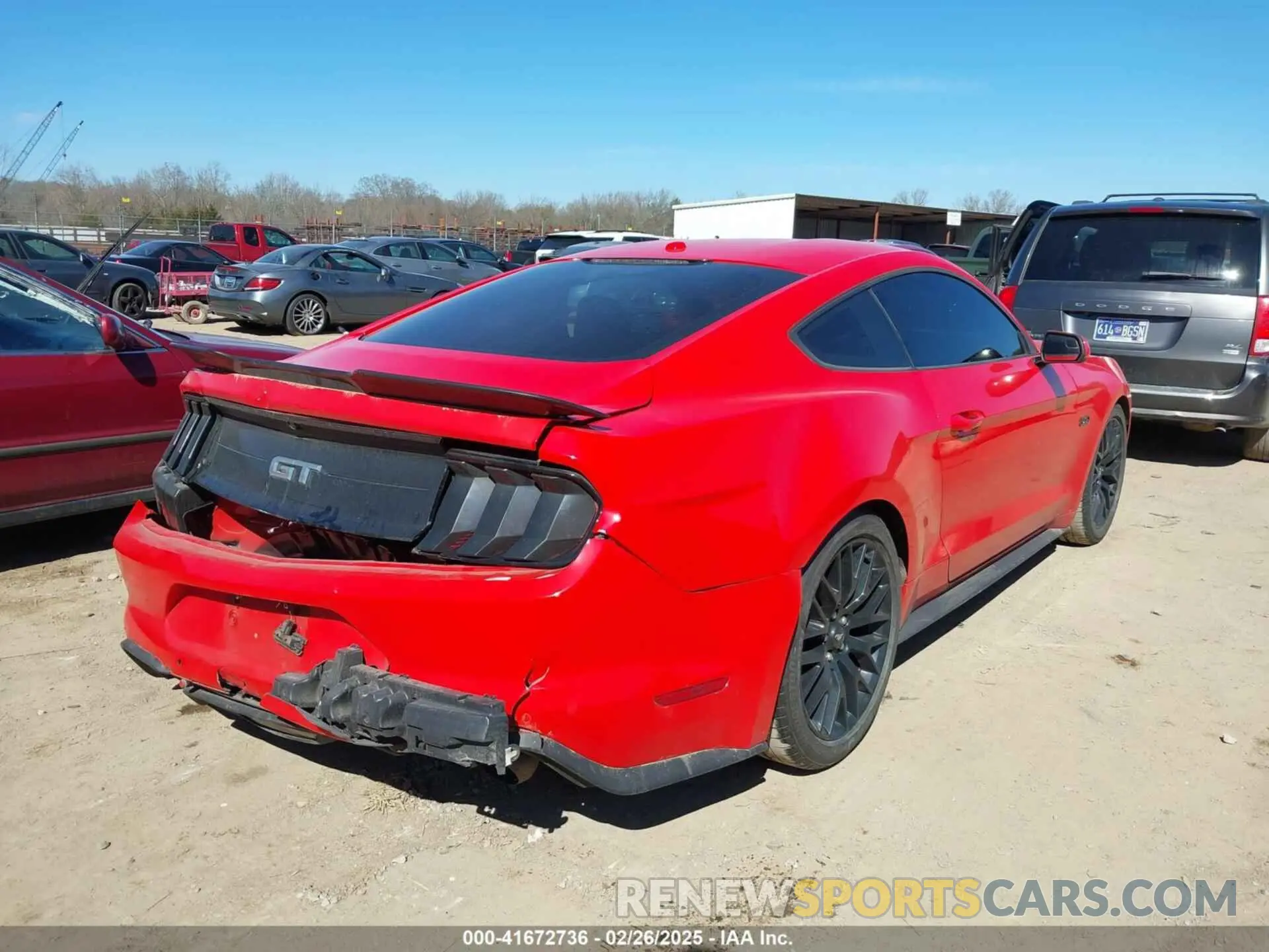 4 fotografías del automóvil dañado 1FA6P8CF0L5126778 FORD MUSTANG 2020