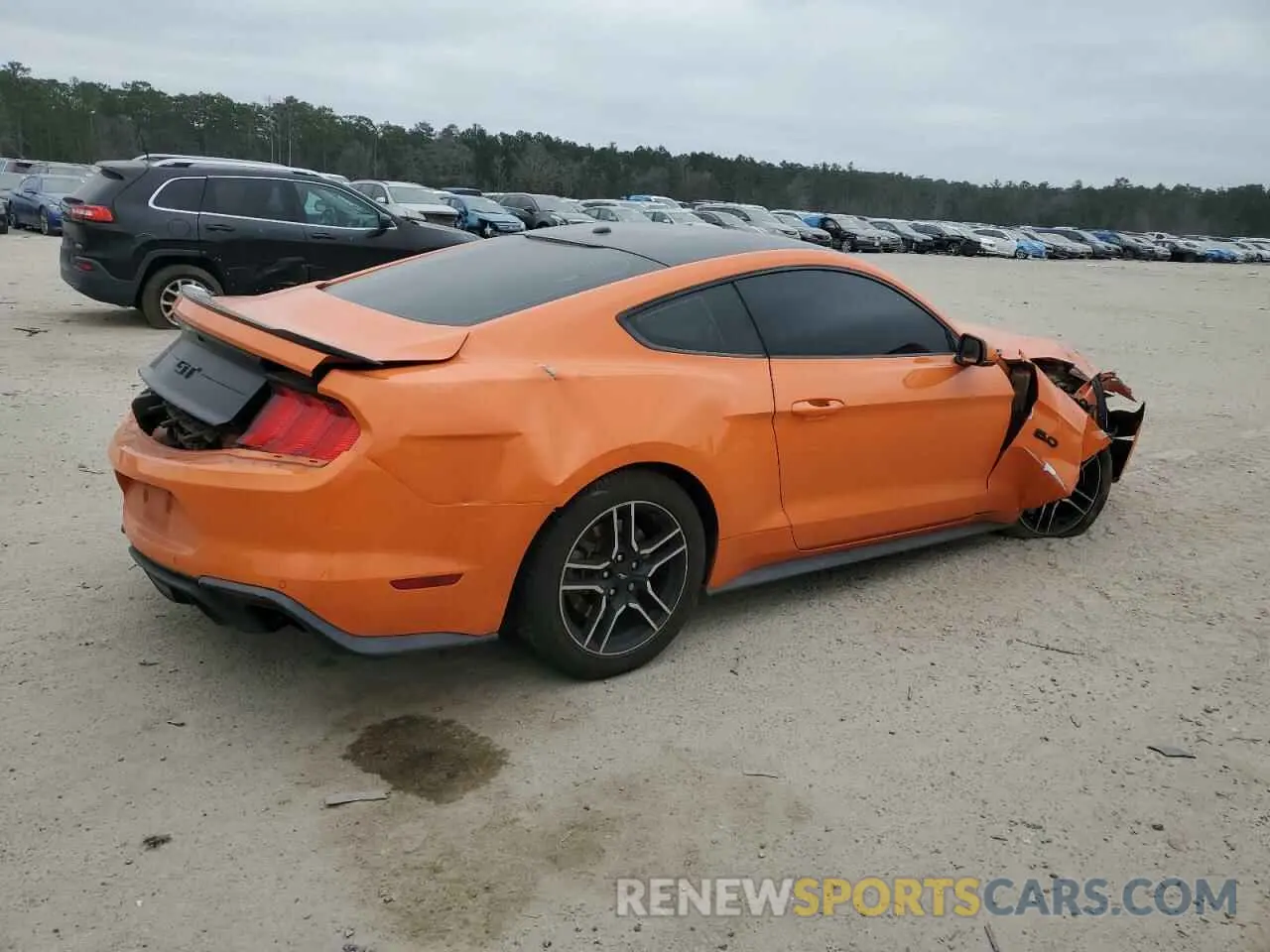3 fotografías del automóvil dañado 1FA6P8CF0L5129129 FORD MUSTANG 2020