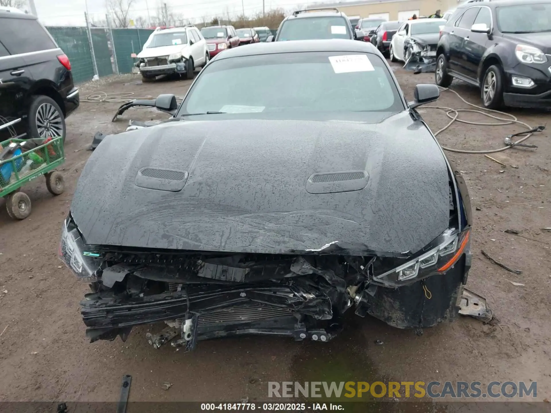 13 fotografías del automóvil dañado 1FA6P8CF0L5133424 FORD MUSTANG 2020