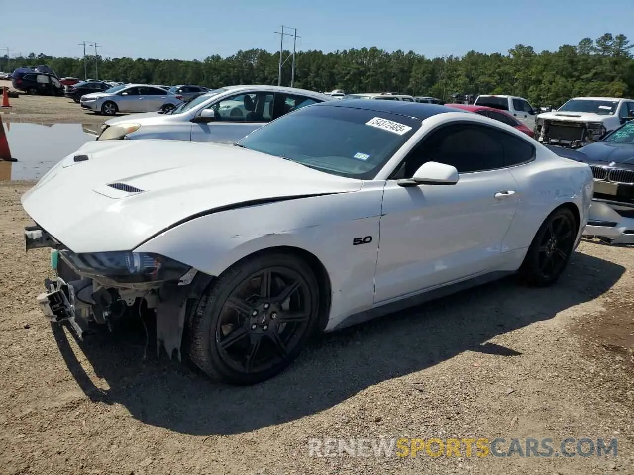 1 fotografías del automóvil dañado 1FA6P8CF0L5153723 FORD MUSTANG 2020