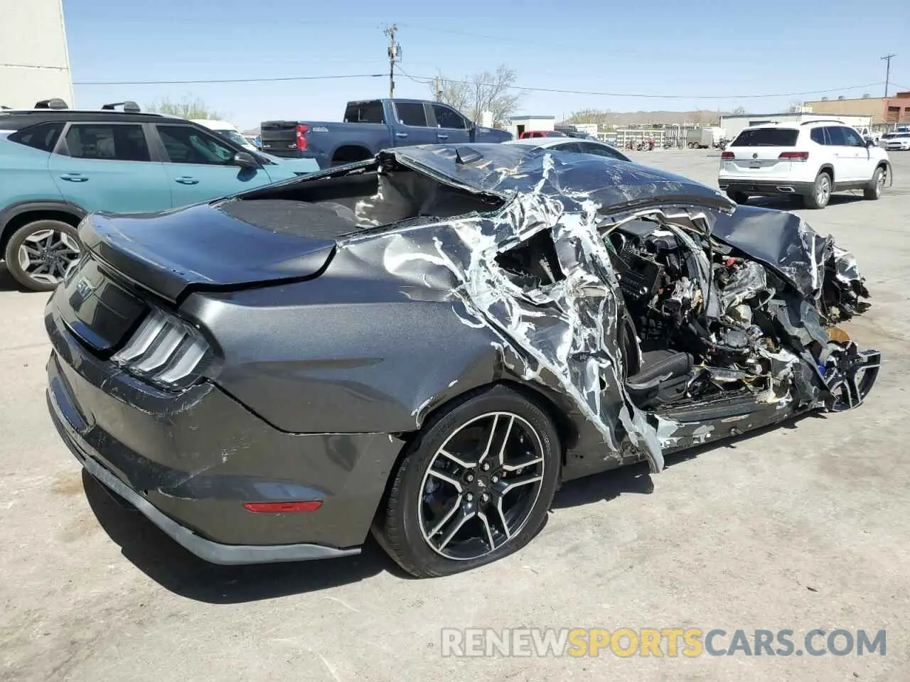 3 fotografías del automóvil dañado 1FA6P8CF0L5184177 FORD MUSTANG 2020
