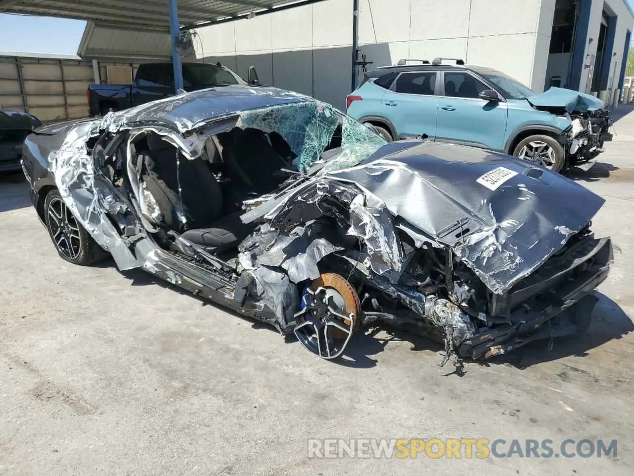 4 fotografías del automóvil dañado 1FA6P8CF0L5184177 FORD MUSTANG 2020