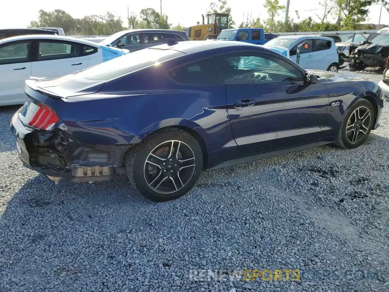 3 fotografías del automóvil dañado 1FA6P8CF1L5145520 FORD MUSTANG 2020
