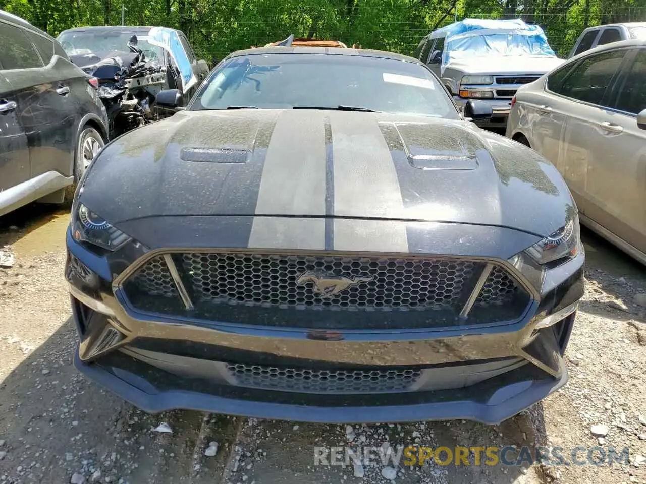 5 fotografías del automóvil dañado 1FA6P8CF1L5186908 FORD MUSTANG 2020