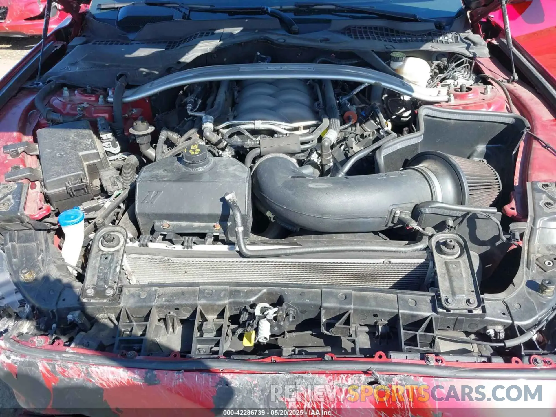 10 fotografías del automóvil dañado 1FA6P8CF2L5177375 FORD MUSTANG 2020