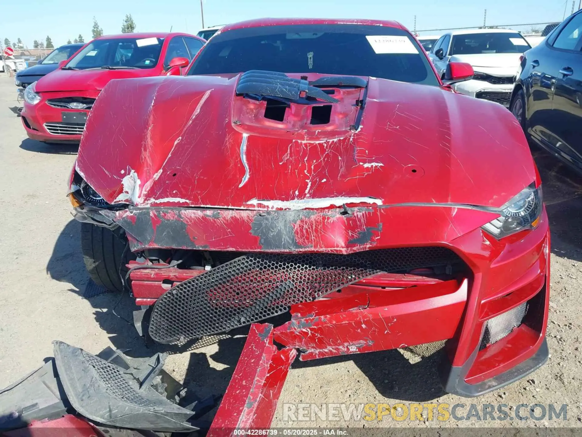 12 fotografías del automóvil dañado 1FA6P8CF2L5177375 FORD MUSTANG 2020
