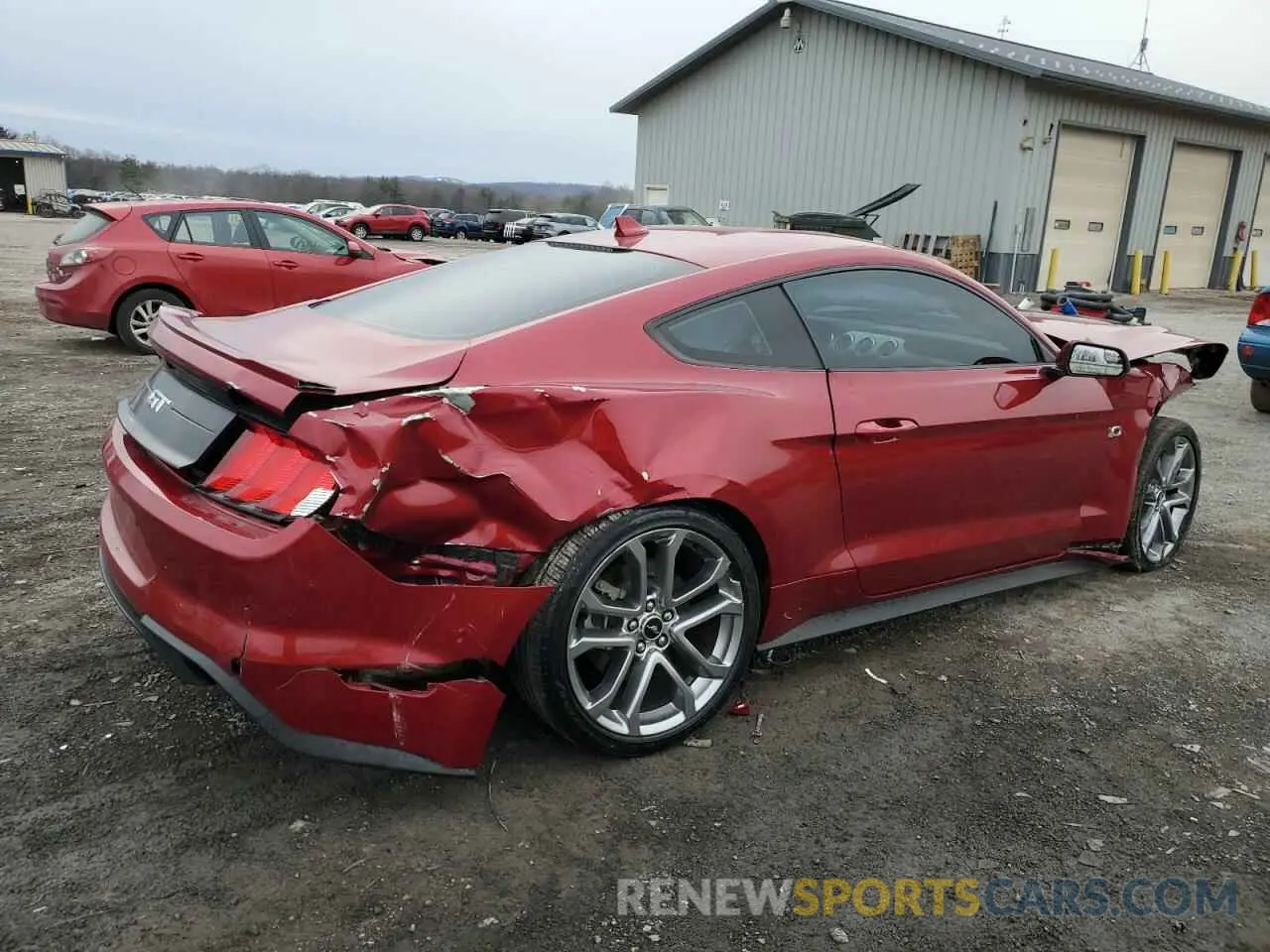 3 fotografías del automóvil dañado 1FA6P8CF3L5149097 FORD MUSTANG 2020