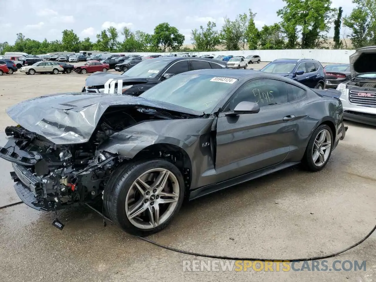 1 fotografías del automóvil dañado 1FA6P8CF3L5158608 FORD MUSTANG 2020