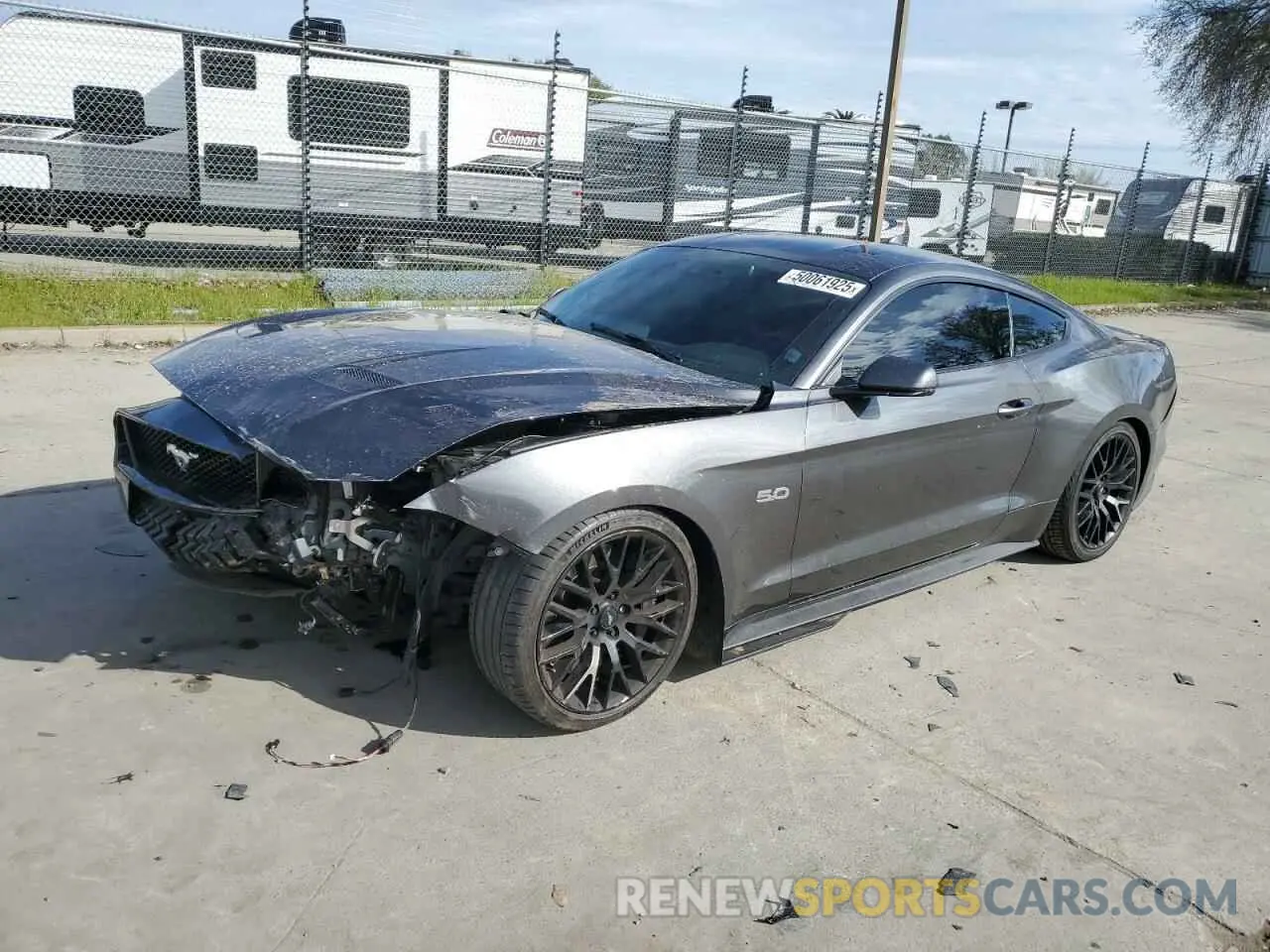 1 fotografías del automóvil dañado 1FA6P8CF3L5177093 FORD MUSTANG 2020