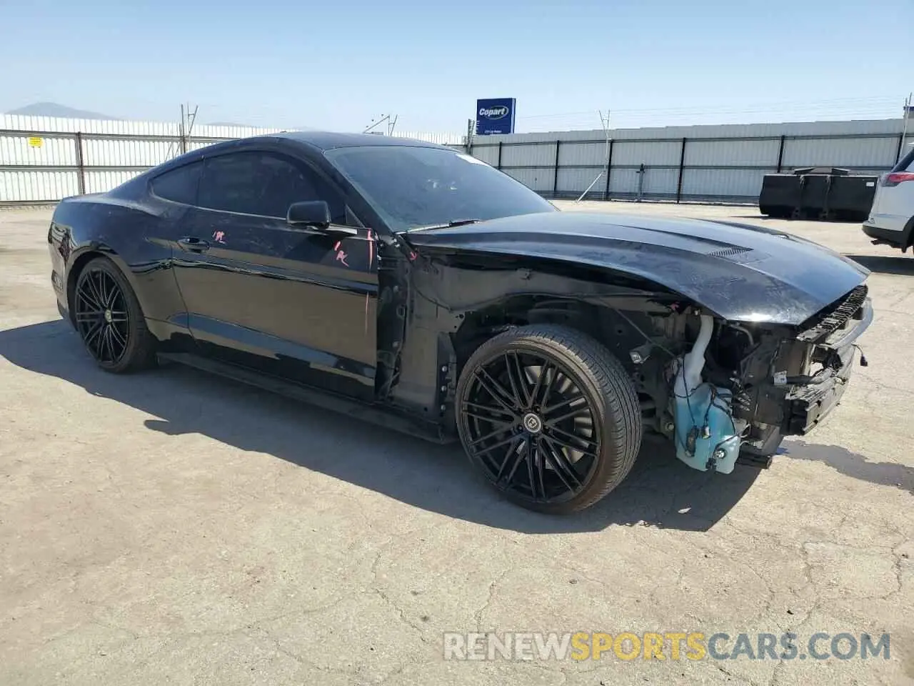 4 fotografías del automóvil dañado 1FA6P8CF3L5177143 FORD MUSTANG 2020
