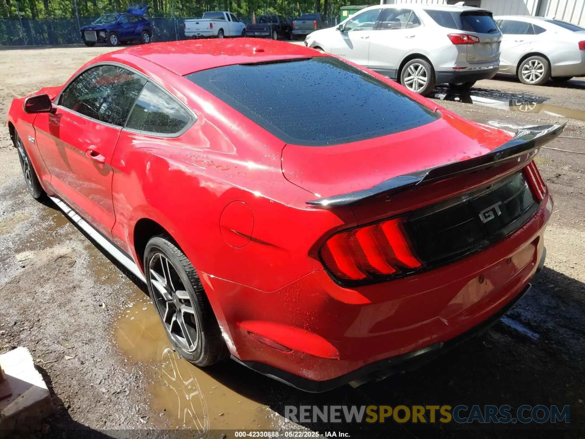 3 fotografías del automóvil dañado 1FA6P8CF4L5128968 FORD MUSTANG 2020