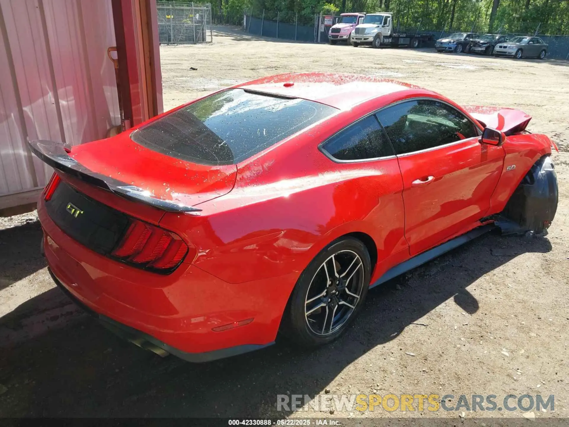 4 fotografías del automóvil dañado 1FA6P8CF4L5128968 FORD MUSTANG 2020