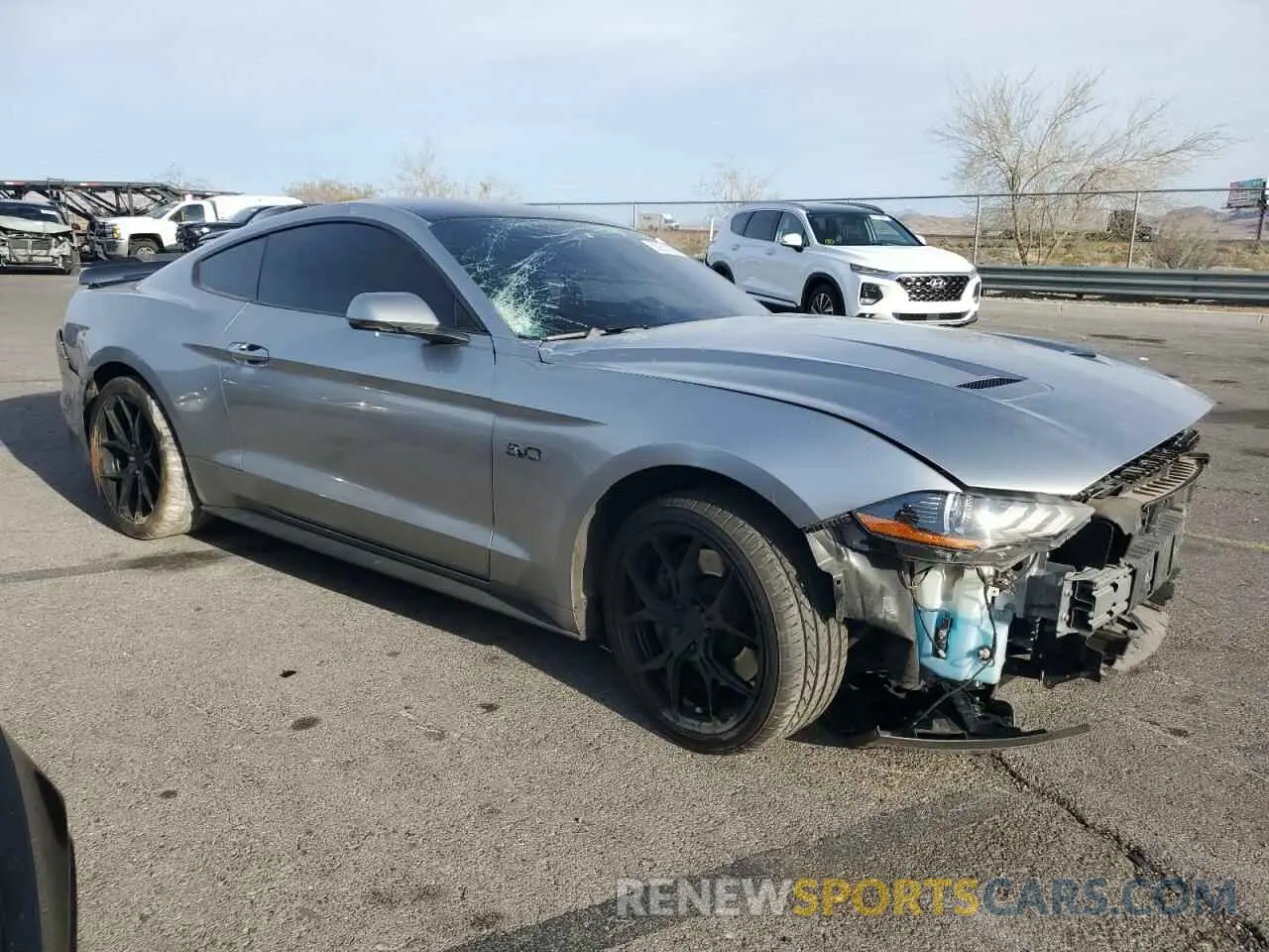 4 fotografías del automóvil dañado 1FA6P8CF4L5176986 FORD MUSTANG 2020