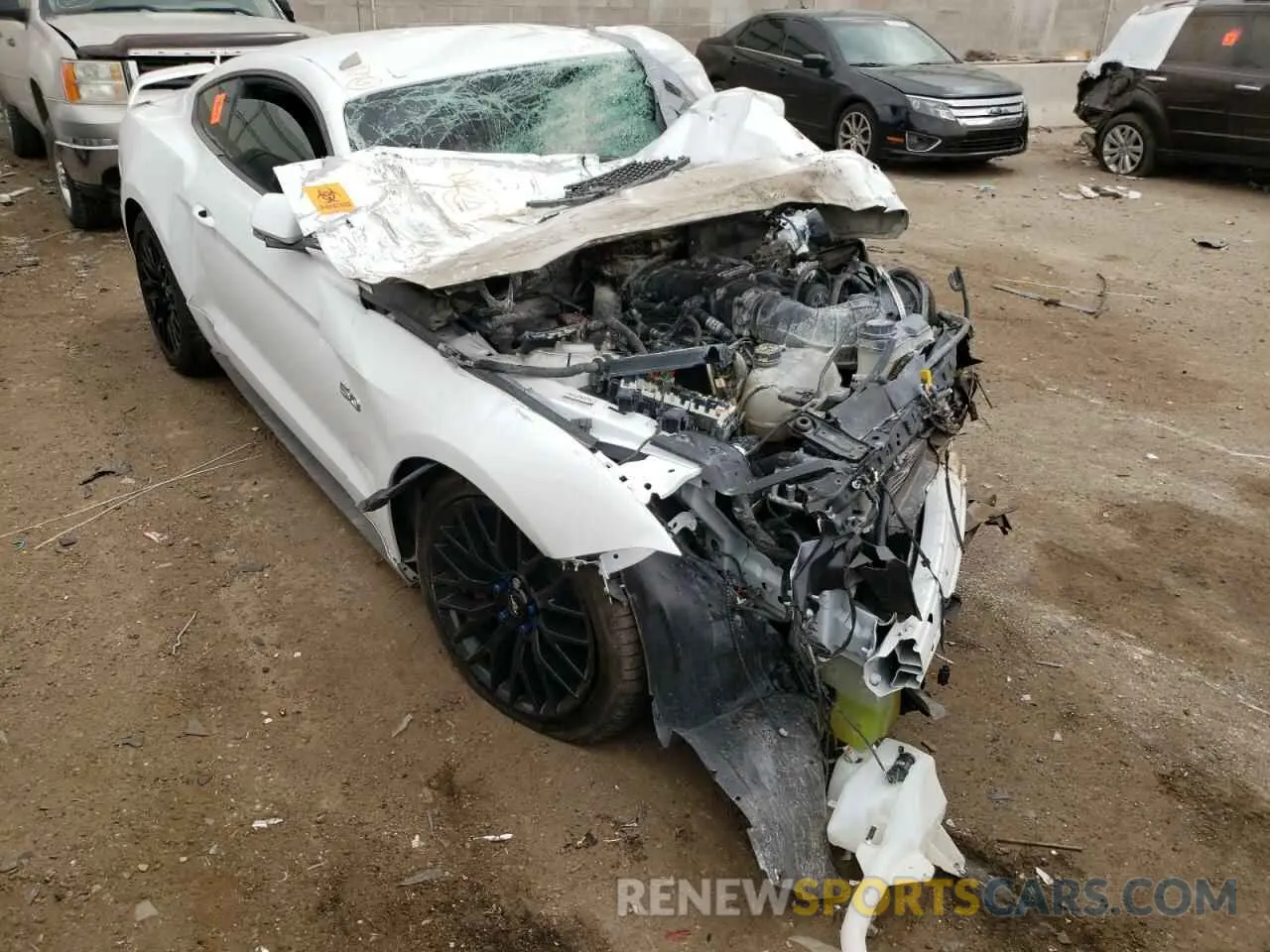 1 fotografías del automóvil dañado 1FA6P8CF5L5133791 FORD MUSTANG 2020