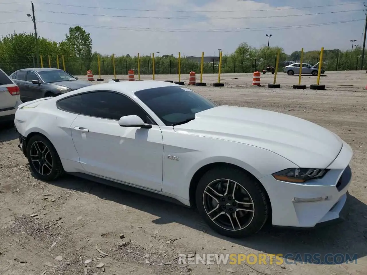 4 fotografías del automóvil dañado 1FA6P8CF6L5157906 FORD MUSTANG 2020