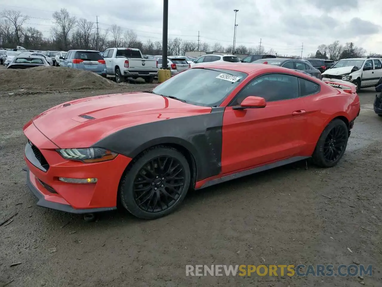 1 fotografías del automóvil dañado 1FA6P8CF6L5169585 FORD MUSTANG 2020
