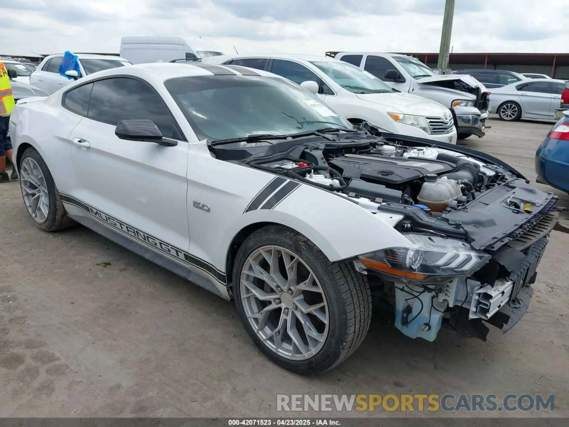 1 fotografías del automóvil dañado 1FA6P8CF7L5157798 FORD MUSTANG 2020