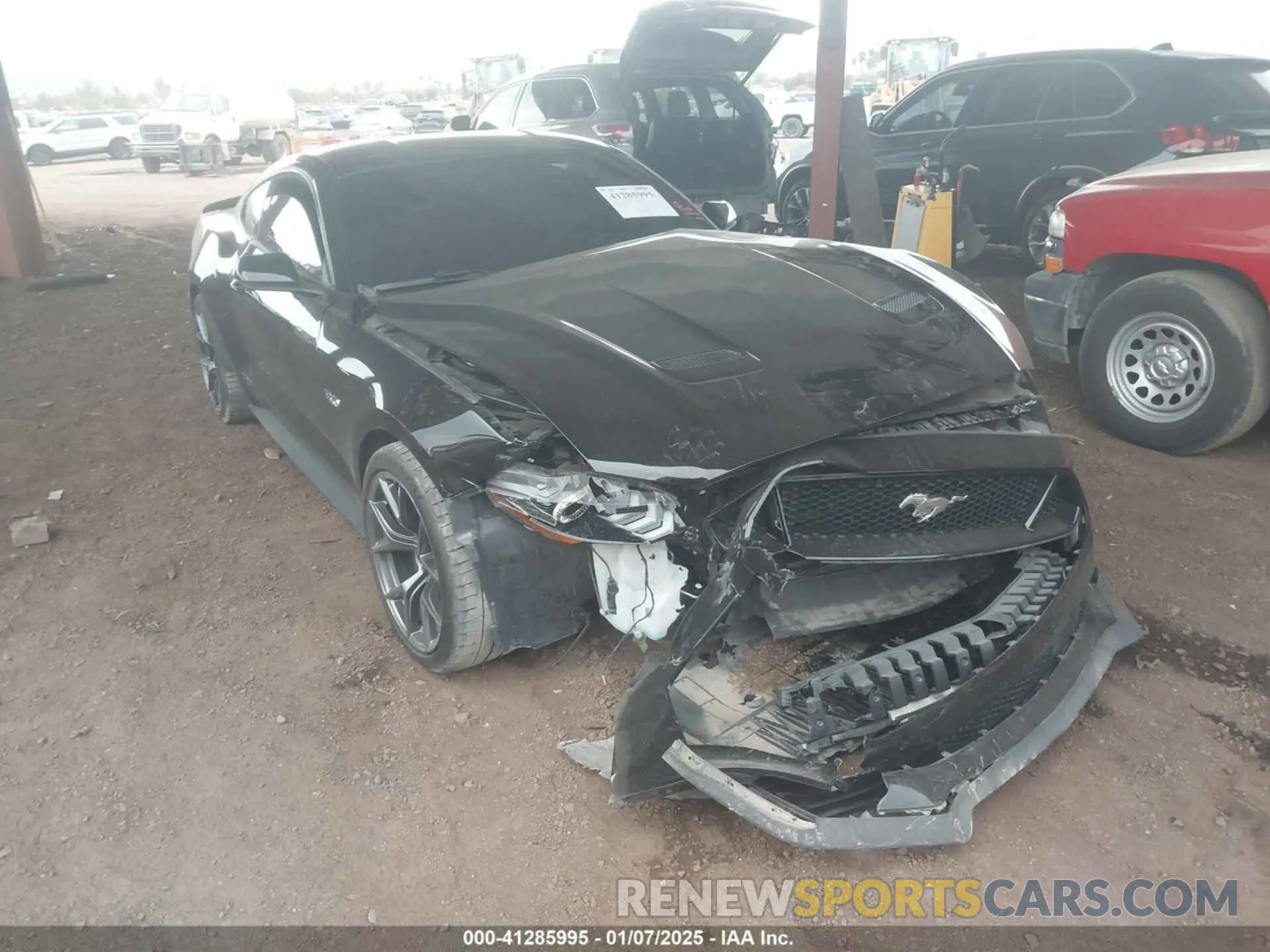 1 fotografías del automóvil dañado 1FA6P8CF8L5114975 FORD MUSTANG 2020