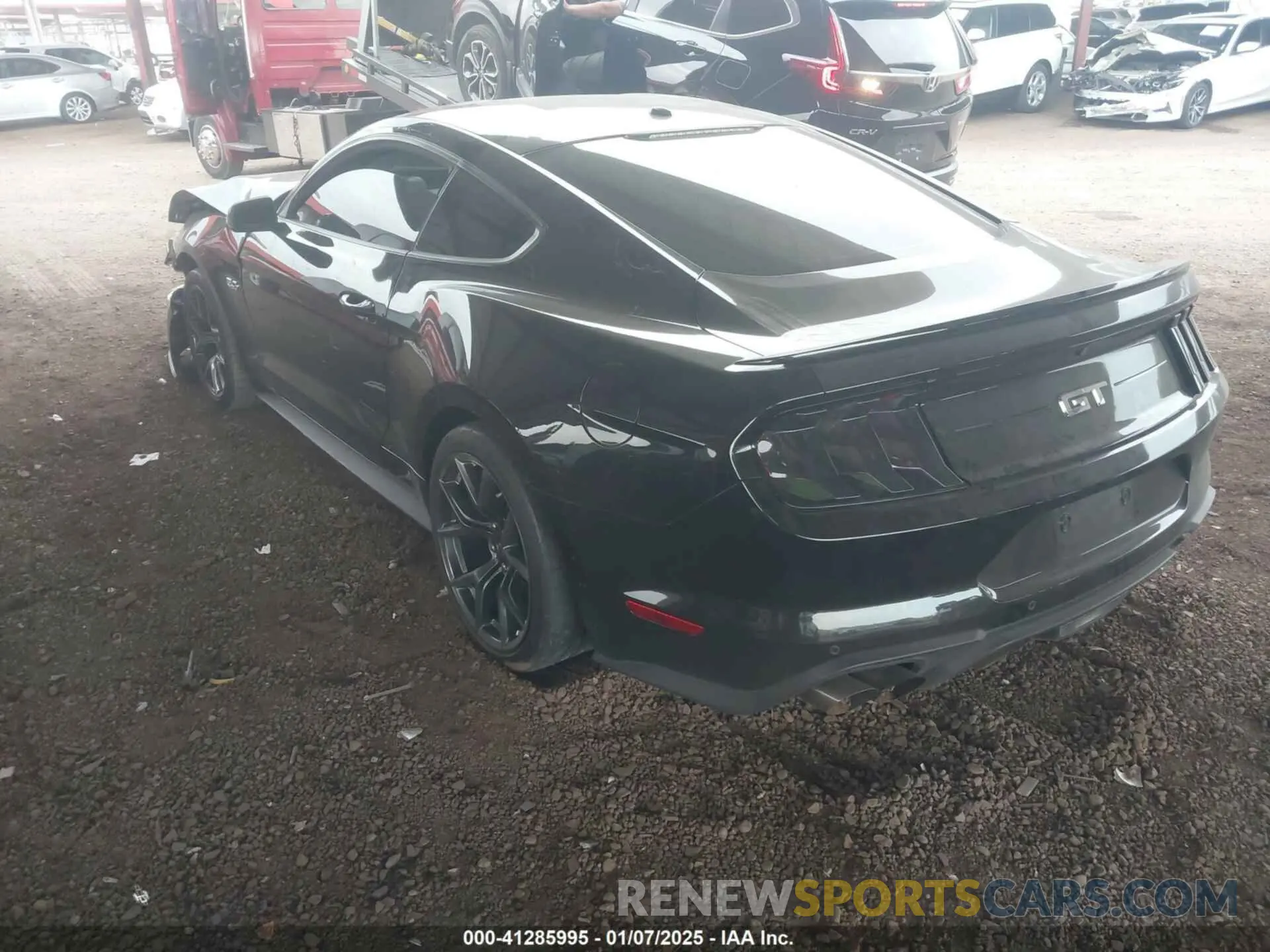 3 fotografías del automóvil dañado 1FA6P8CF8L5114975 FORD MUSTANG 2020