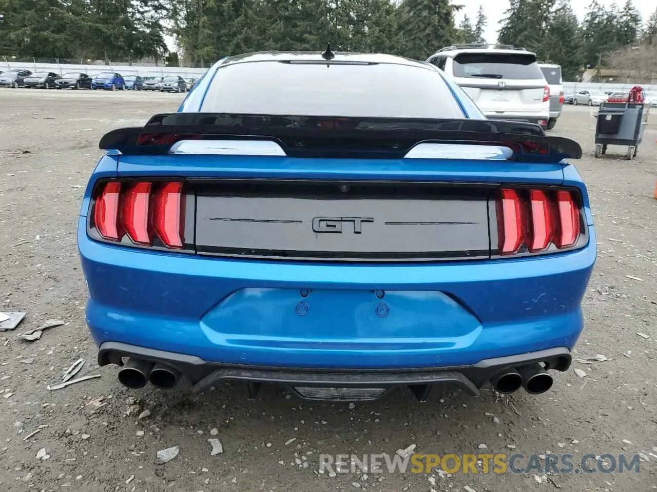 6 fotografías del automóvil dañado 1FA6P8CF8L5142078 FORD MUSTANG 2020