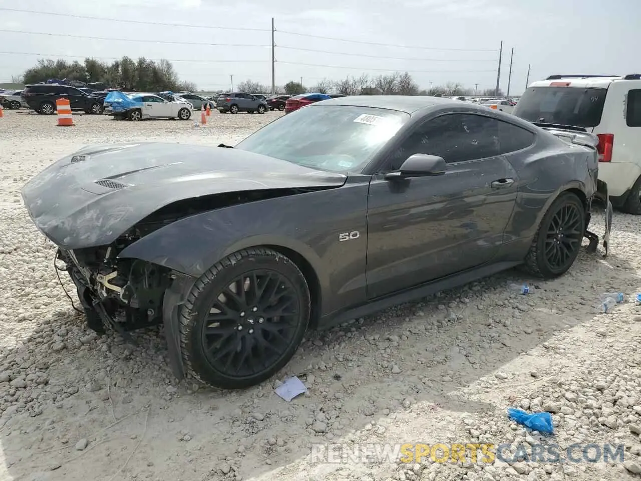1 fotografías del automóvil dañado 1FA6P8CF8L5175789 FORD MUSTANG 2020