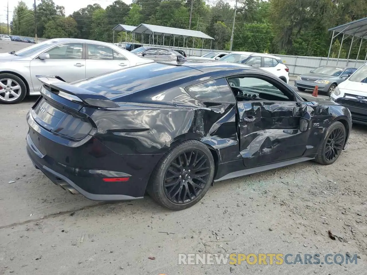 3 fotografías del automóvil dañado 1FA6P8CF9L5157690 FORD MUSTANG 2020