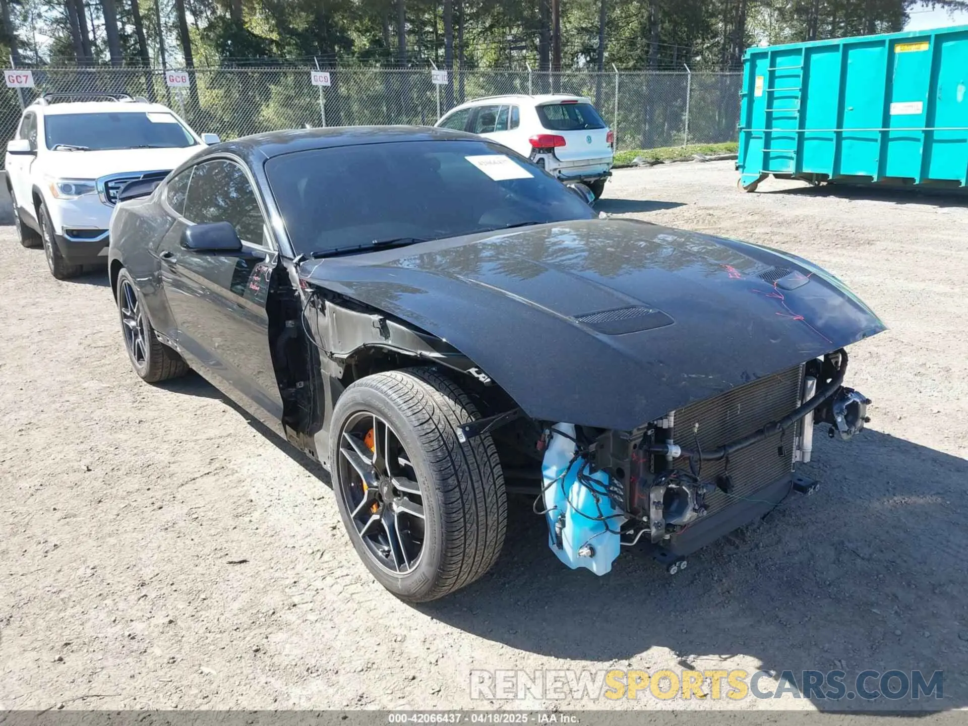 1 fotografías del automóvil dañado 1FA6P8CF9L5163585 FORD MUSTANG 2020