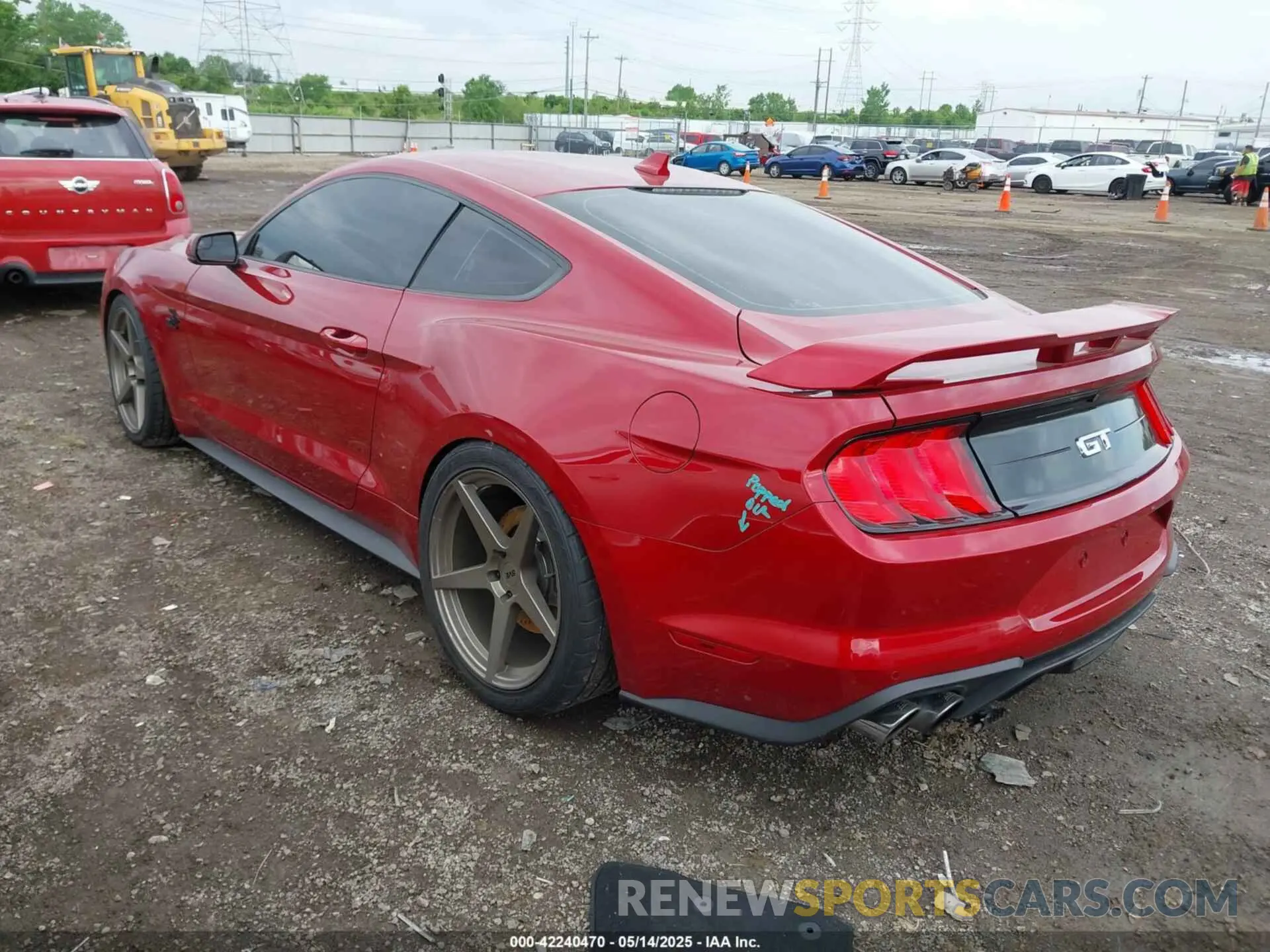 3 fotografías del automóvil dañado 1FA6P8CF9L5169550 FORD MUSTANG 2020