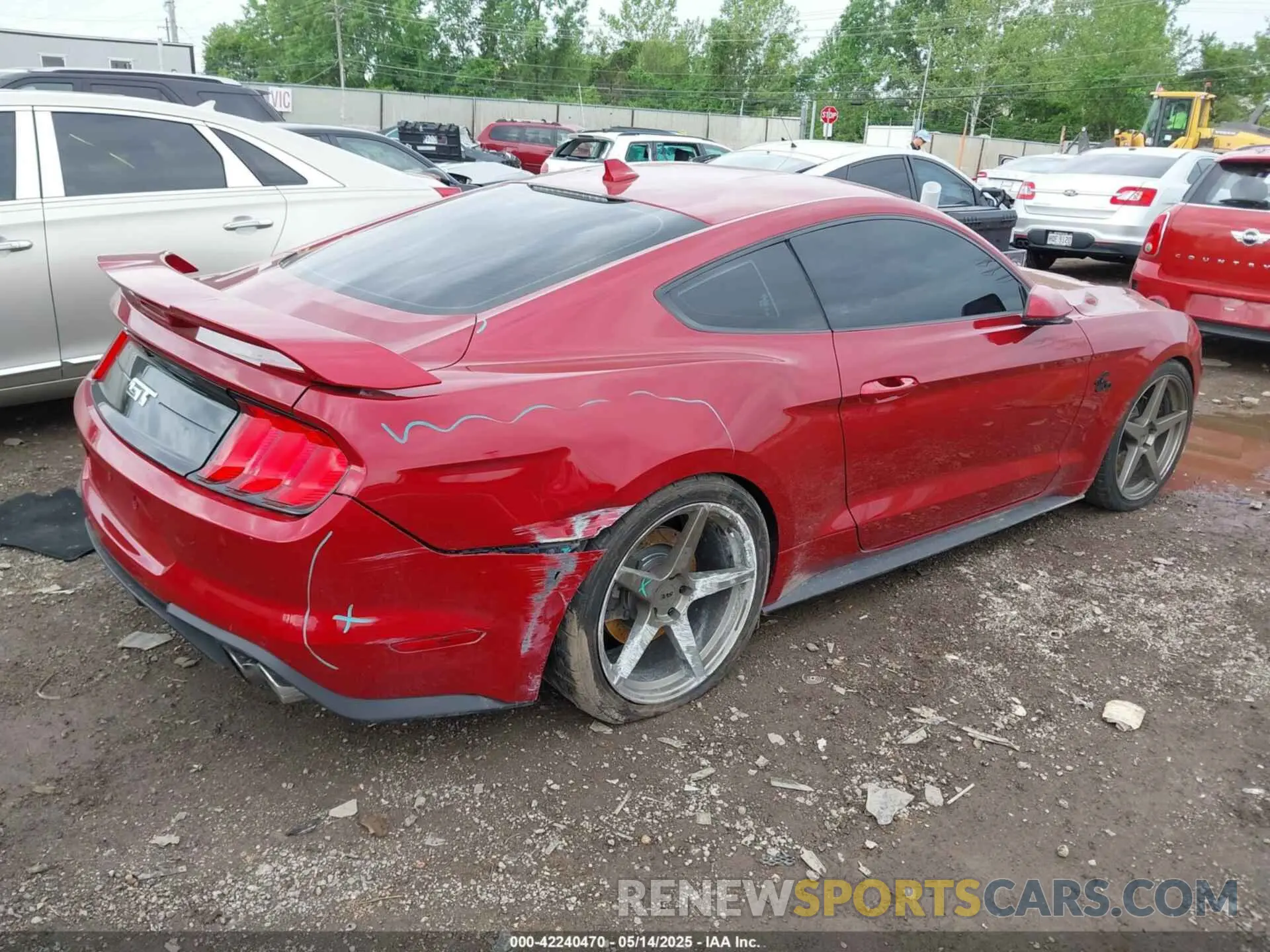 4 fotografías del automóvil dañado 1FA6P8CF9L5169550 FORD MUSTANG 2020