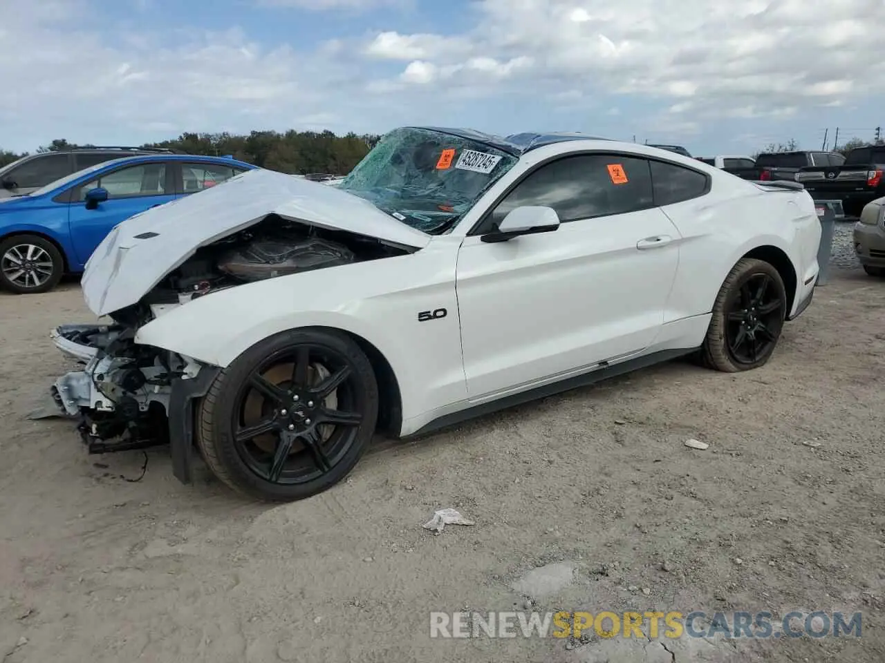 1 fotografías del automóvil dañado 1FA6P8CFXL5149632 FORD MUSTANG 2020