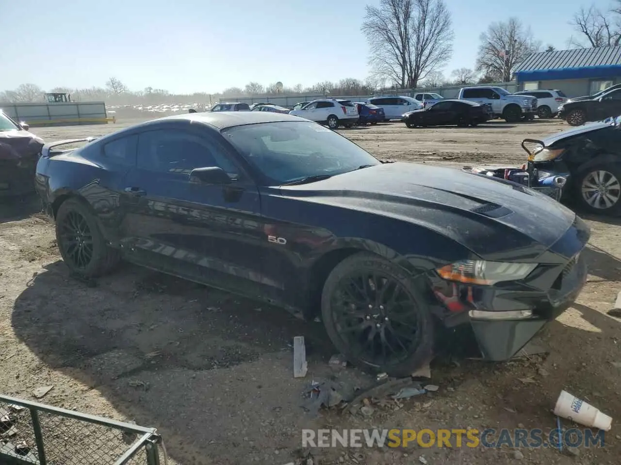 4 fotografías del automóvil dañado 1FA6P8CFXL5167449 FORD MUSTANG 2020