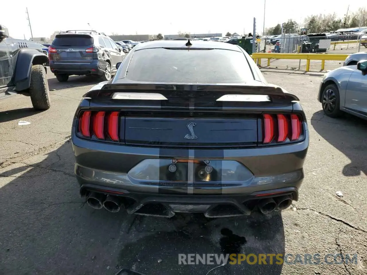 6 fotografías del automóvil dañado 1FA6P8SJ3L5505750 FORD MUSTANG 2020