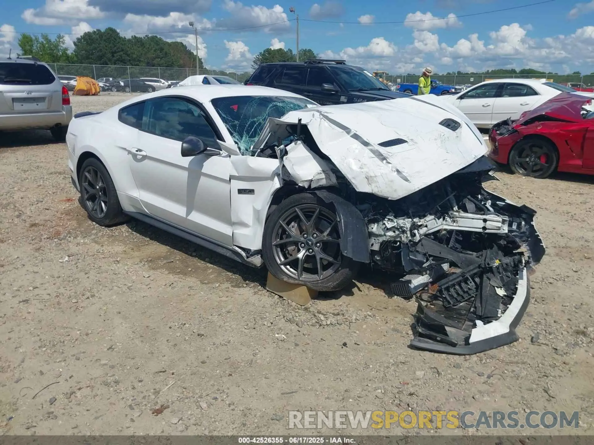 1 fotografías del automóvil dañado 1FA6P8TD1L5187913 FORD MUSTANG 2020