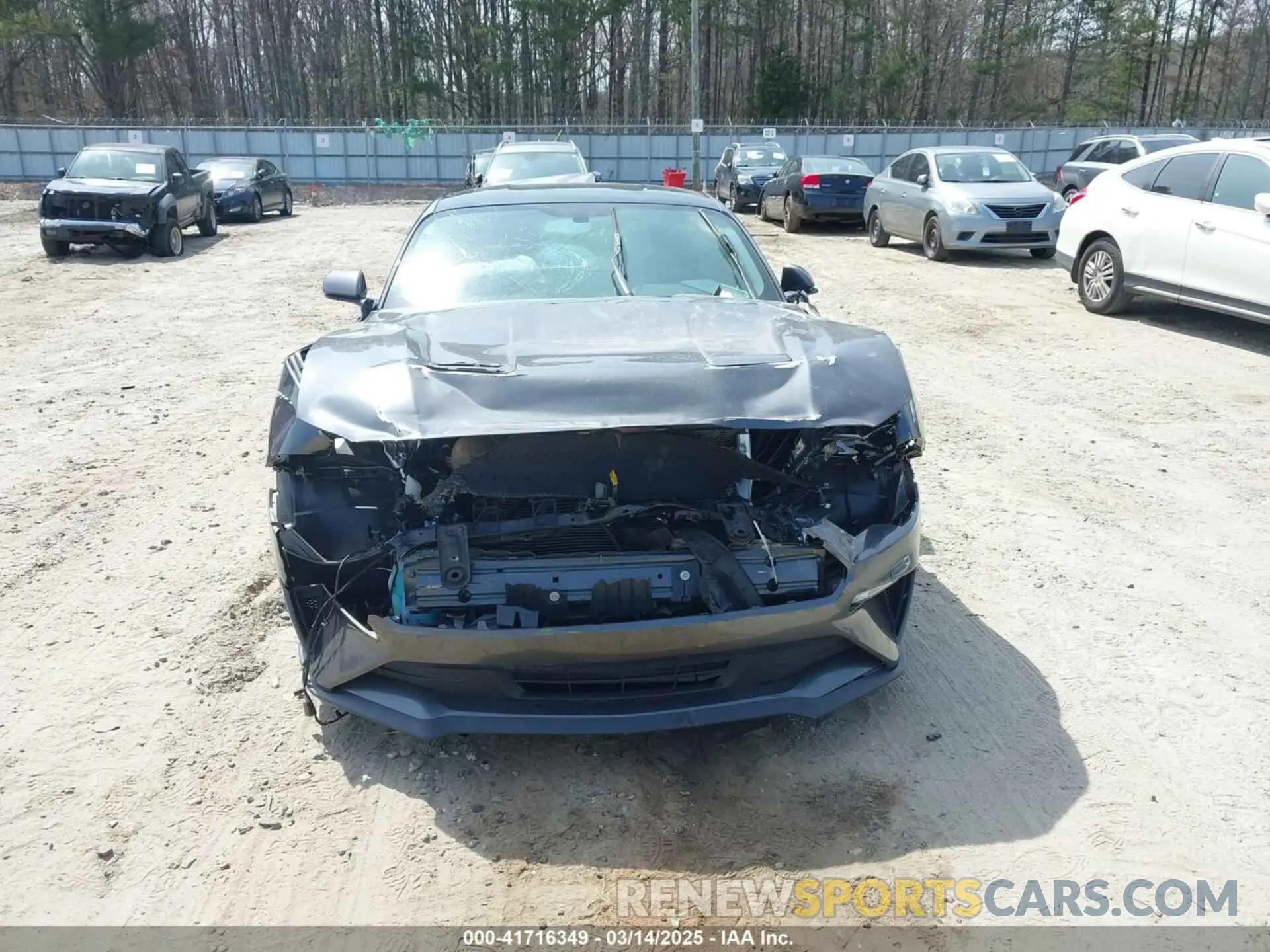 6 fotografías del automóvil dañado 1FA6P8TH1L5108453 FORD MUSTANG 2020