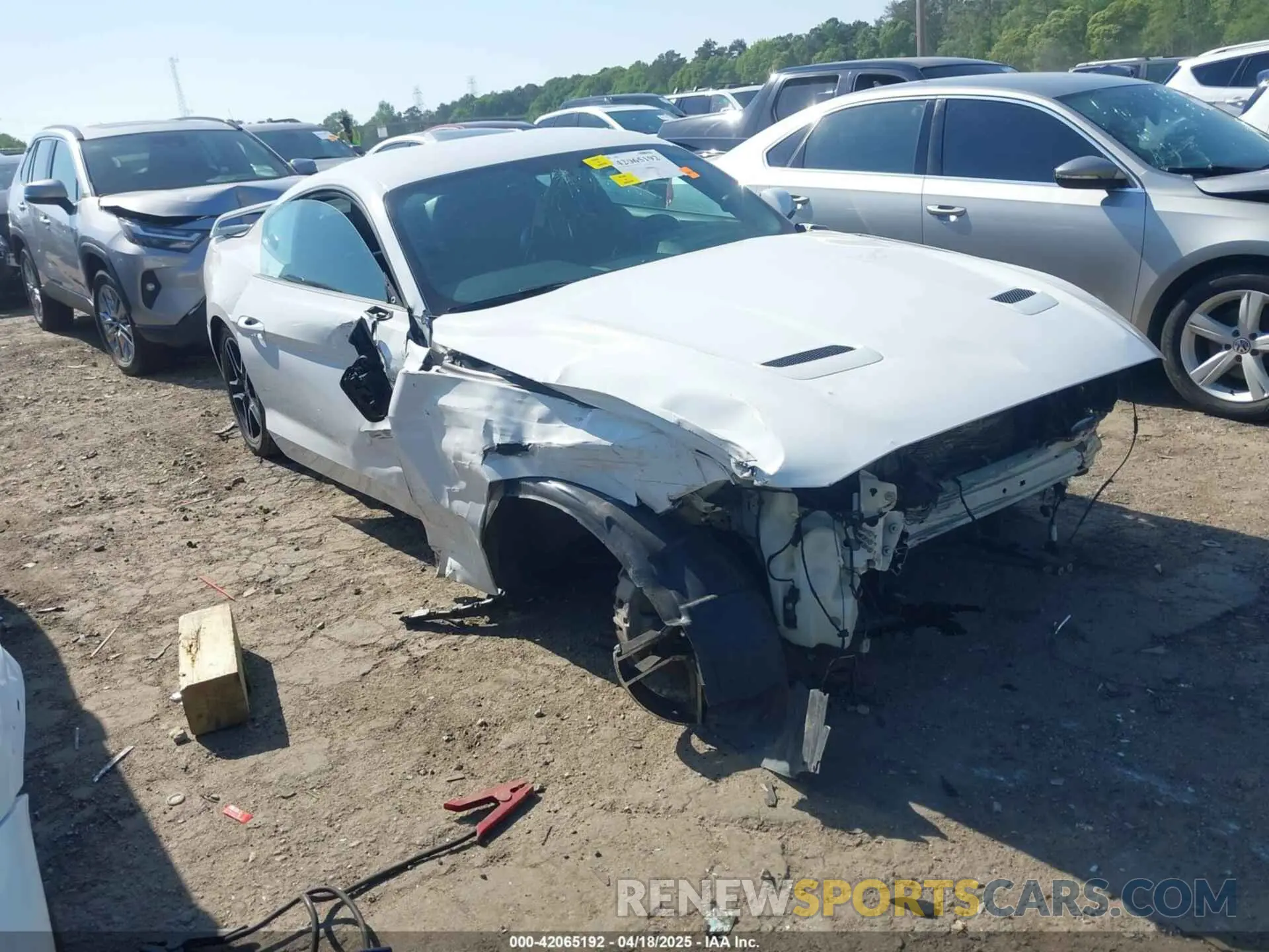 1 fotografías del automóvil dañado 1FA6P8TH1L5136754 FORD MUSTANG 2020