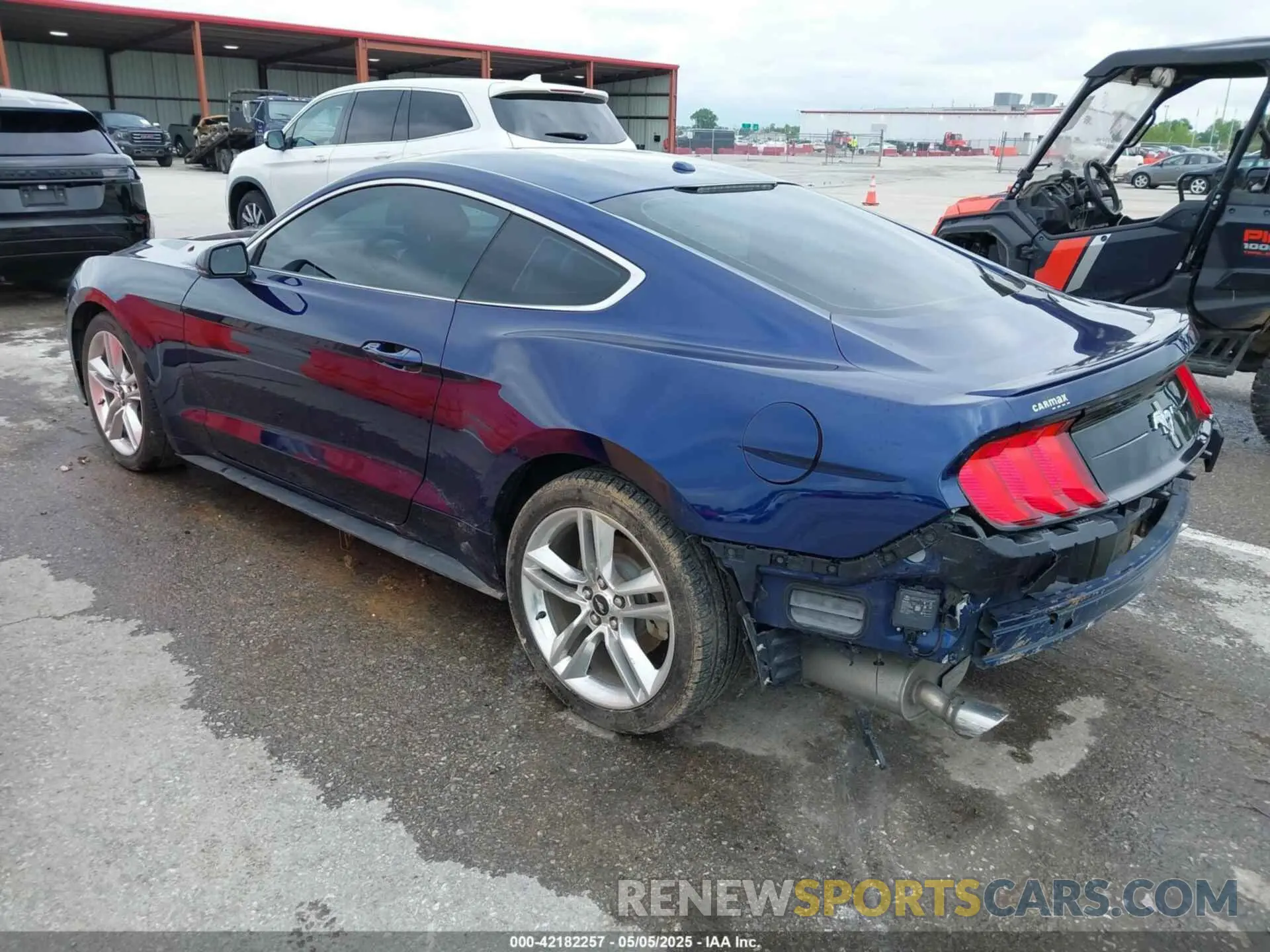 3 fotografías del automóvil dañado 1FA6P8TH2L5108722 FORD MUSTANG 2020