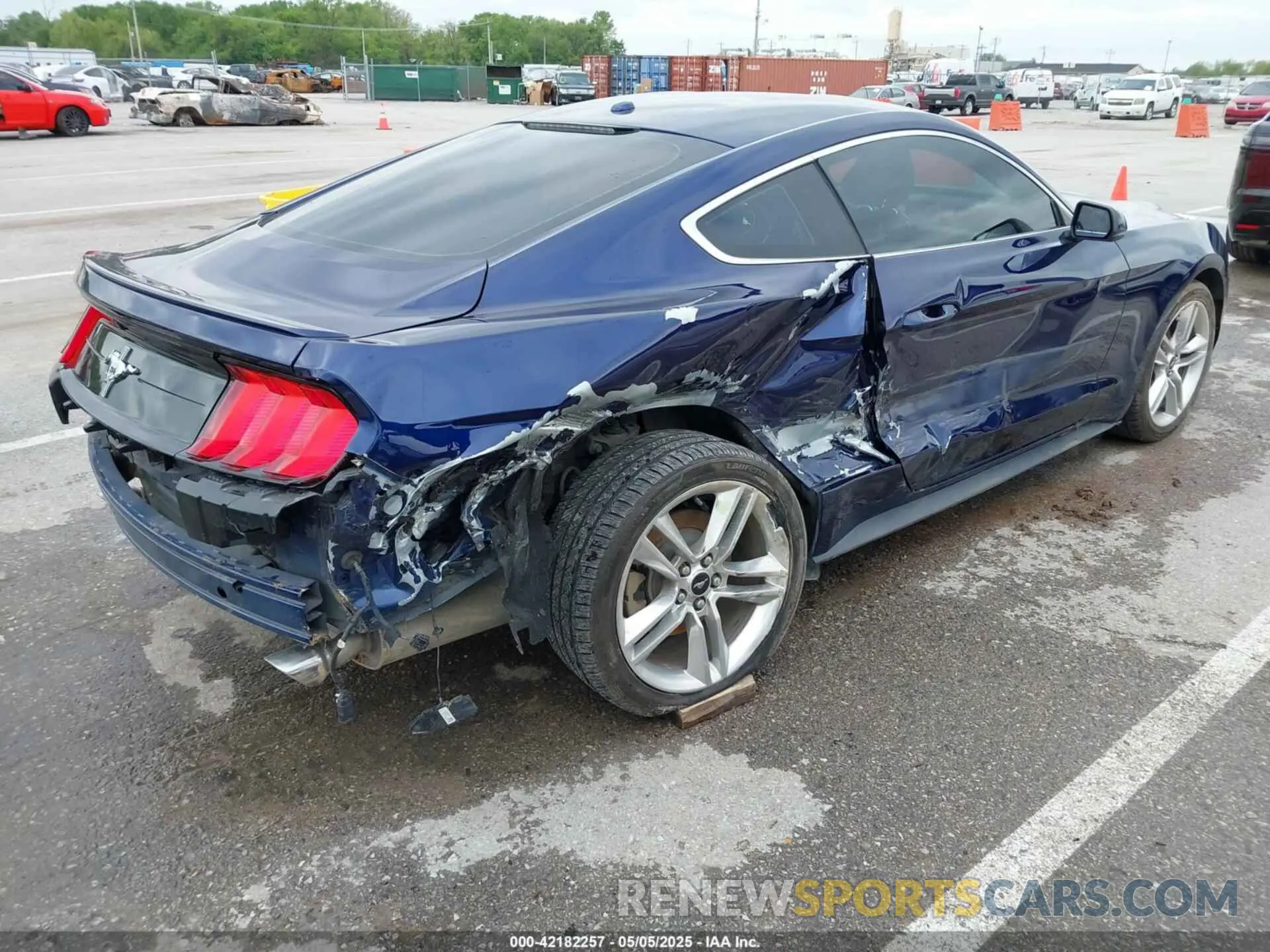 4 fotografías del automóvil dañado 1FA6P8TH2L5108722 FORD MUSTANG 2020