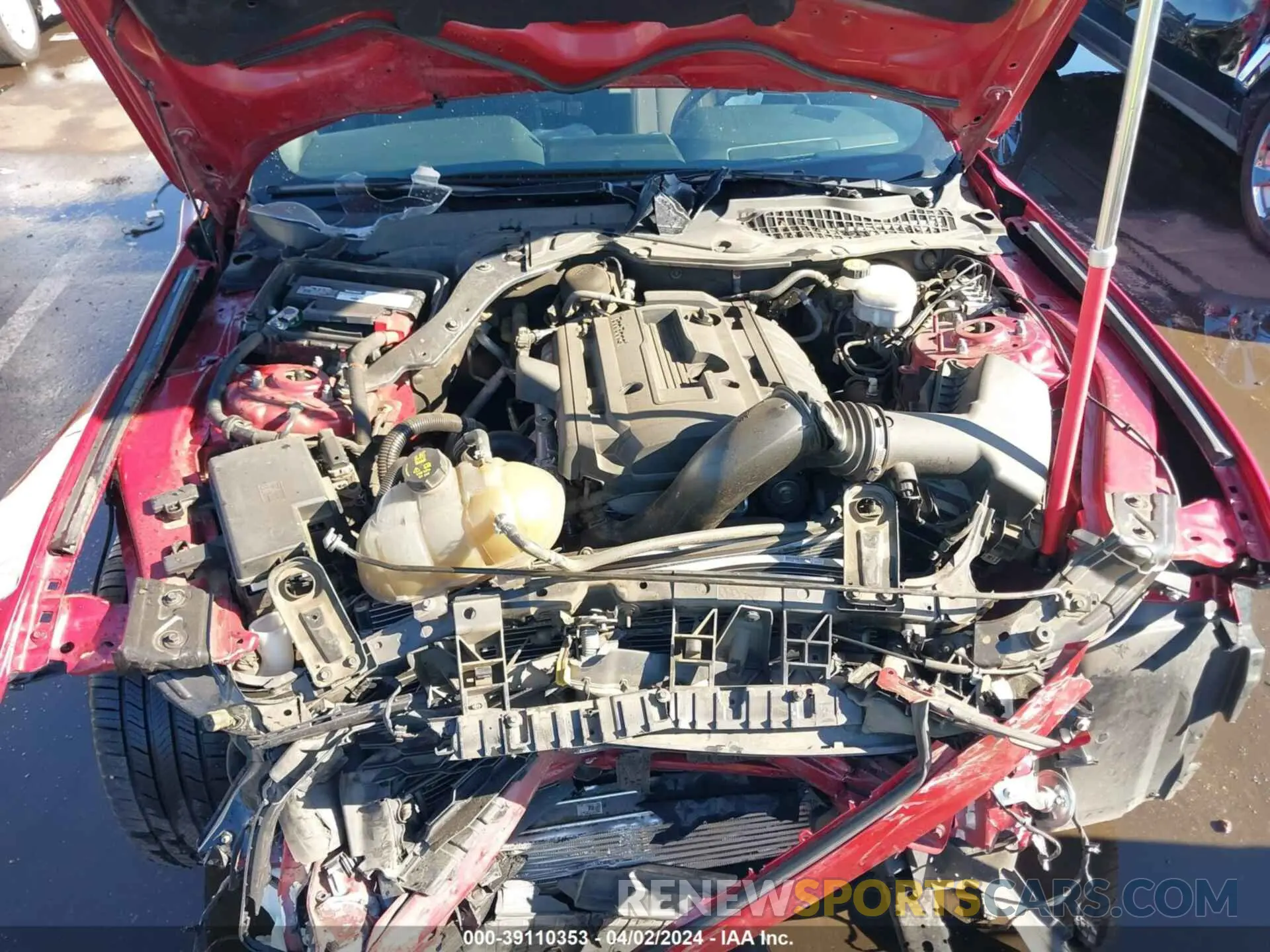 10 fotografías del automóvil dañado 1FA6P8TH2L5114343 FORD MUSTANG 2020