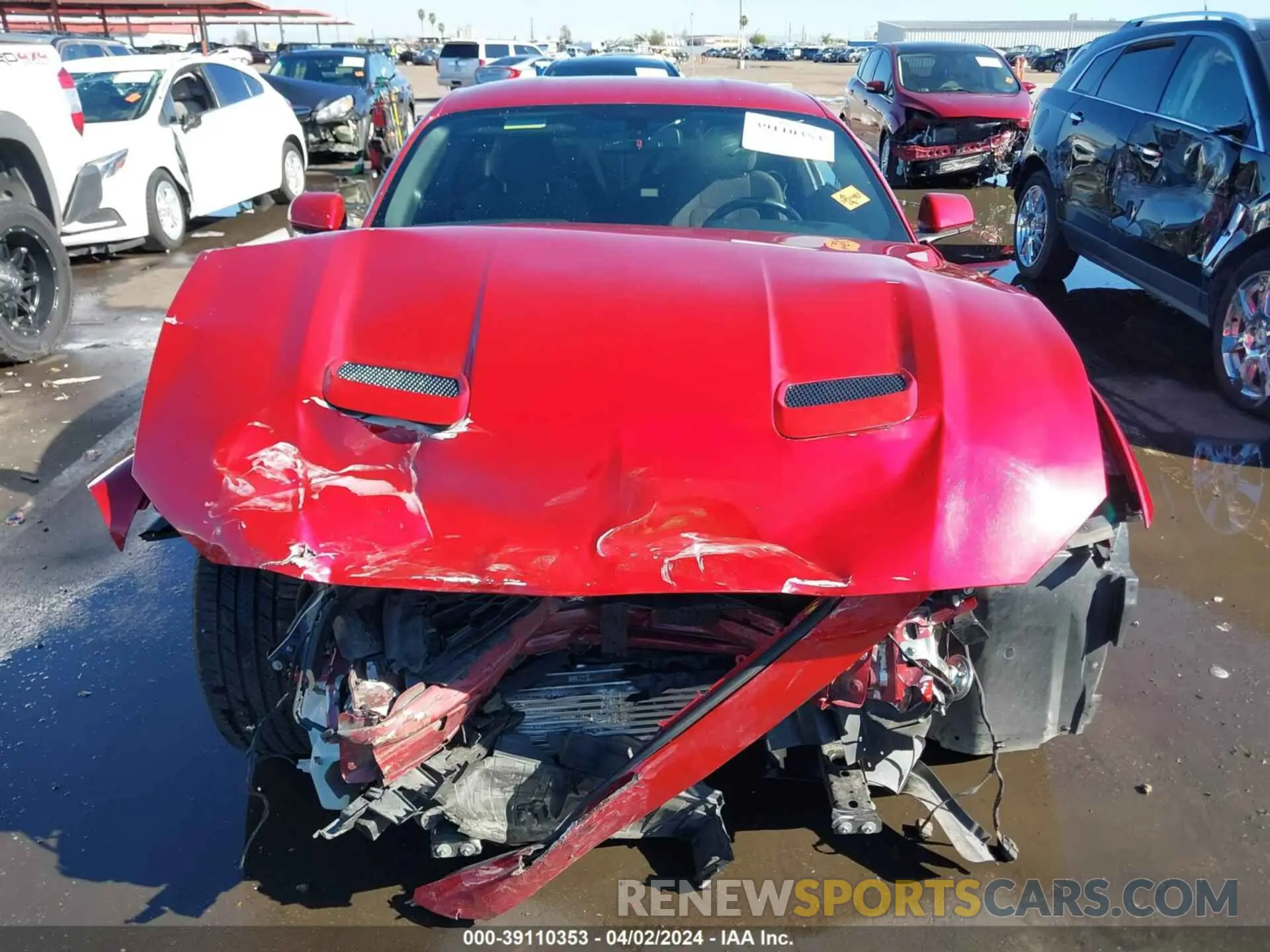 12 fotografías del automóvil dañado 1FA6P8TH2L5114343 FORD MUSTANG 2020
