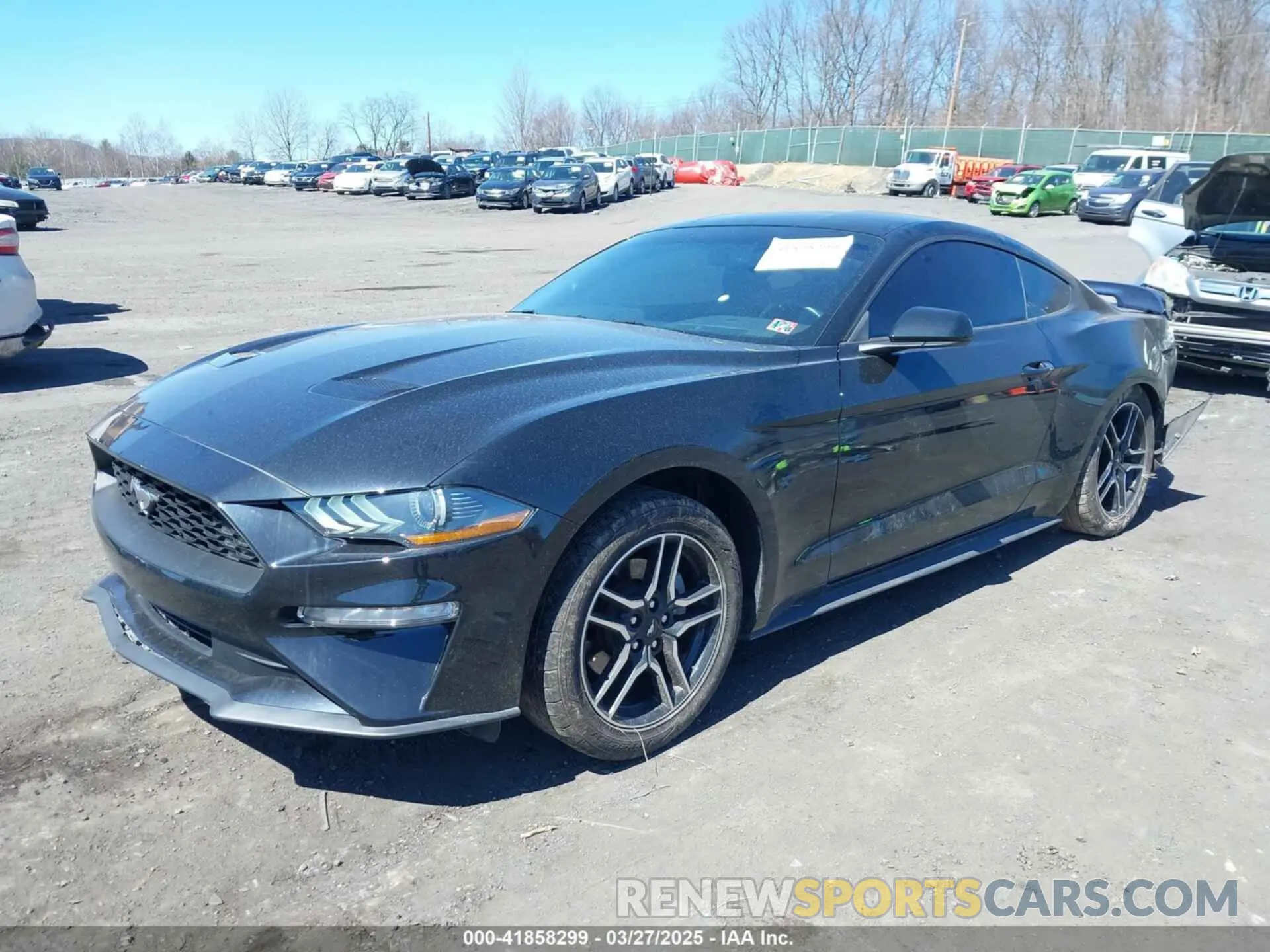 2 fotografías del automóvil dañado 1FA6P8TH2L5128971 FORD MUSTANG 2020